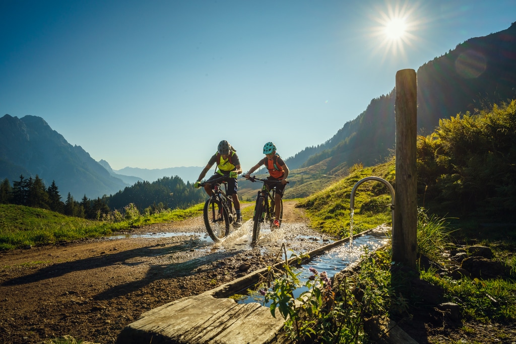 Mountainbiken im Sommerurlaub in Österreich
