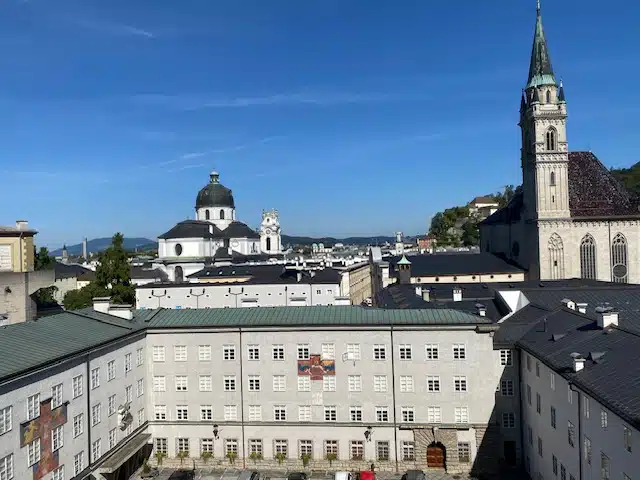 Ende Fussweg Mönchsberg Salzburg